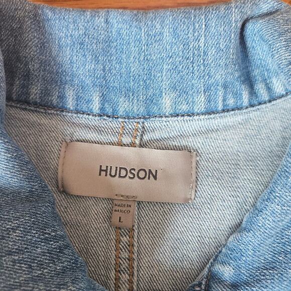 Hudson Halter Utility Denim Dress Size Large - Picture 7 of 9